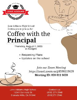 Coffee with the Principal 